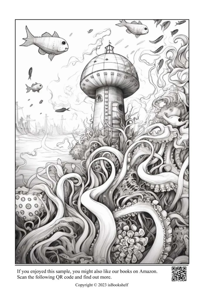 #12 – Under the sea coloring page - isBookshelf
